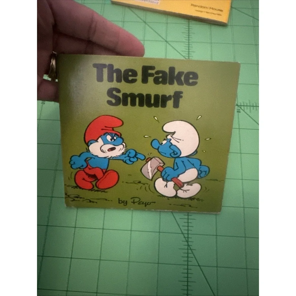 SMURFS 3 Paperback Book PEYO 1980 Smurf Cake, The Fake Smurf, & A Smurf In The A